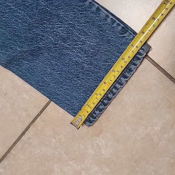 Reformation Cyntjia High-Waisted Belted Straight Blue Jeans Size 26 - Picture 15 of 15